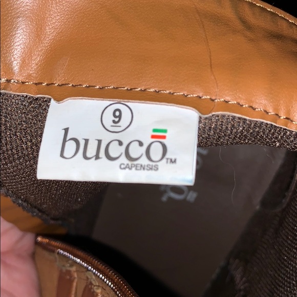Tan Bucco Ankle Booties size 9 - Picture 4 of 8